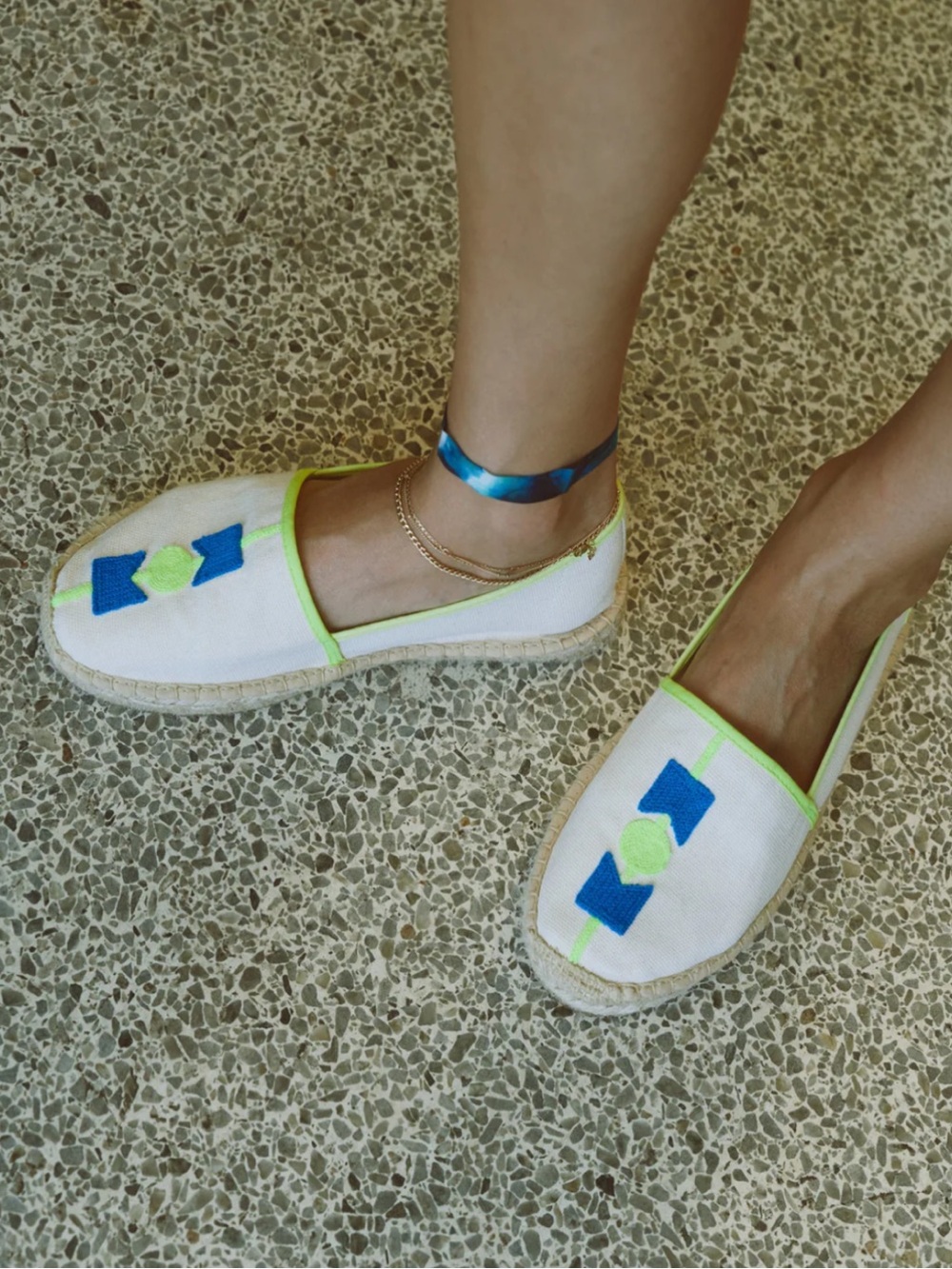 Soludos x Molyan The Original Espadrille Natural Undyed Molyan Blue NEW